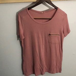 ❤️ 5/$15 ❤️ Mauve Short sleeved Shirt